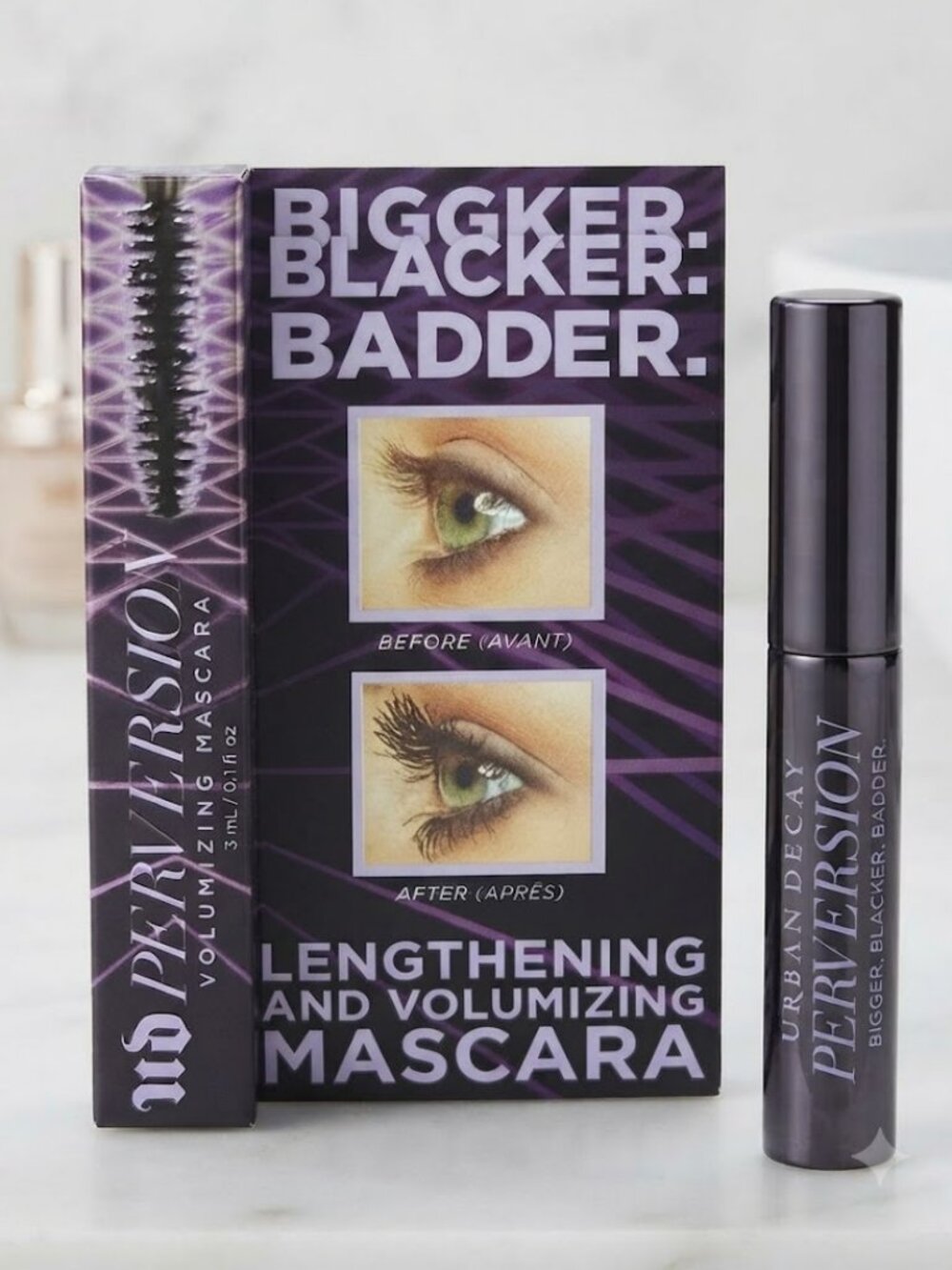 🌼 Urban Decay Perversion volumizing Mini Mascara Travel Bigger Blacker Badder